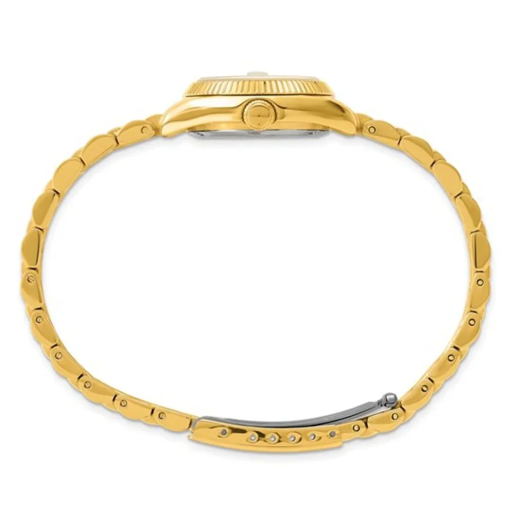 Ladies Charles Hubert Gold-Tone Champagne Dial Watch | Quartz | Gift Boxed